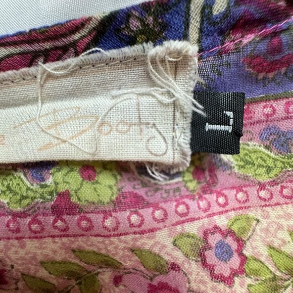 Jen's Pirate Booty Orwell Bohemian Floral Mini Dress Womens L Bell Sleeve Fairy - Picture 11 of 12